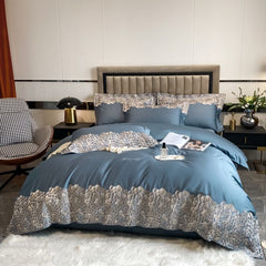 Victoria Luxury Egyptian Cotton Embroidery Duvet Cover | Yedwo Home