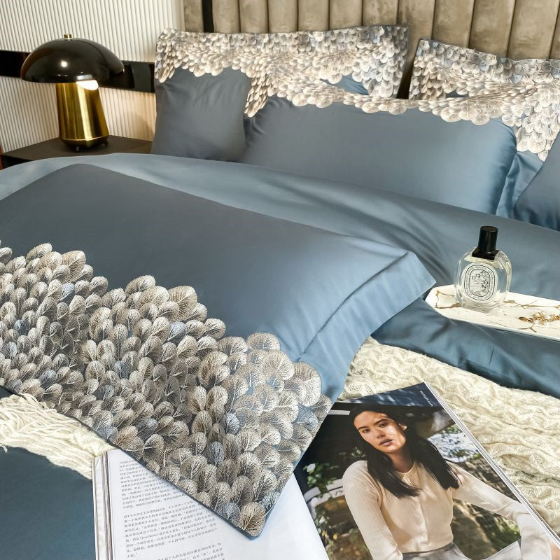 Victoria Luxury Egyptian Cotton Embroidery Duvet Cover | Yedwo Home