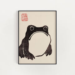 Vintage 3 Frog Prints, Matsumoto Hoji Wall Decor