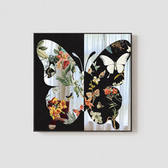 Vintage Butterfly Canvas Wall Art | Yedwo Design