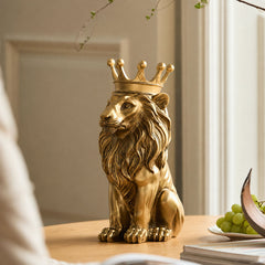 Vintage Gold Crown Lion | Yedwo Design