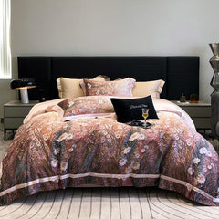 Vintage 600TC Egyptian Cotton Daisy Floral Print Duvet Cover | Yedwo