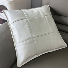 Vintage Modern Luxury Woven Leather Cushion | Yedwo Design
