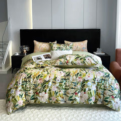 Vintage Oil Painting Style 1000TC Egyptian Cotton Bedding Set | Yedwo