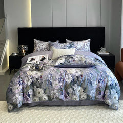 Vintage Oil Painting Style 1000TC Egyptian Cotton Bedding Set | Yedwo