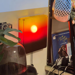 Vintage Sunset Art Rechargeable Wall Lamp | Yedwo Design
