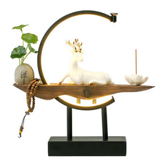 White Deer Incense Burner Lamp | Yedwo Design