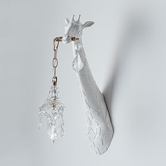 White Giraffe Wall Sconce | Yedwo Design