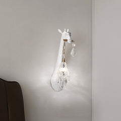 White Giraffe Wall Sconce | Yedwo Design