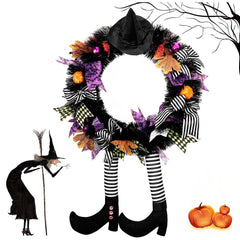 Witch Halloween Wreath Decorations | Yedwo Design