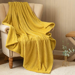 Pineapple Soft Fleece Throw Blanket | Yedwo Home