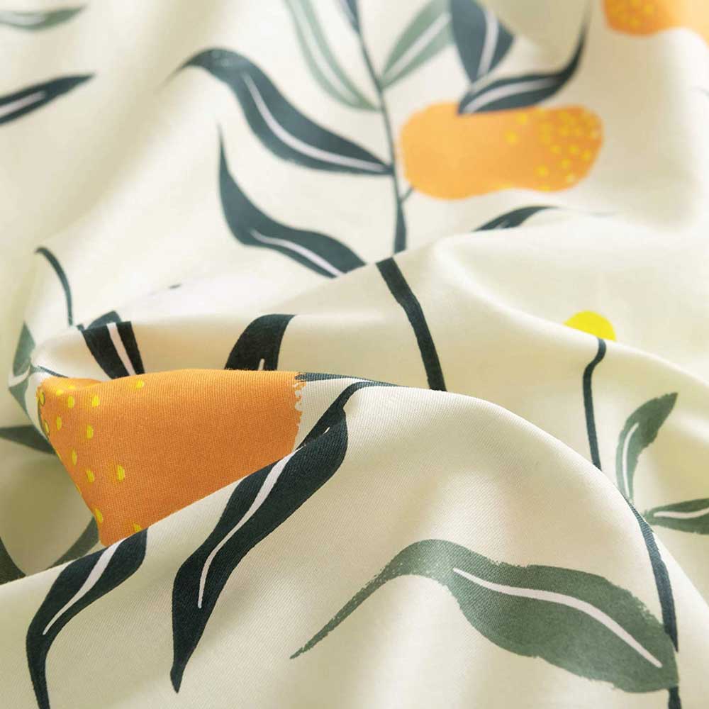 100% Cotton Orange Fruit Duvet Cover Sets | Yedwo Home