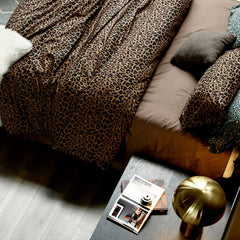 100% Natural Cotton Leopard Print Duvet Cover