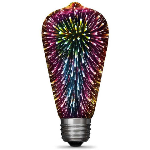 3D Fireworks Effect LED Light Bulb | Yedwo Home