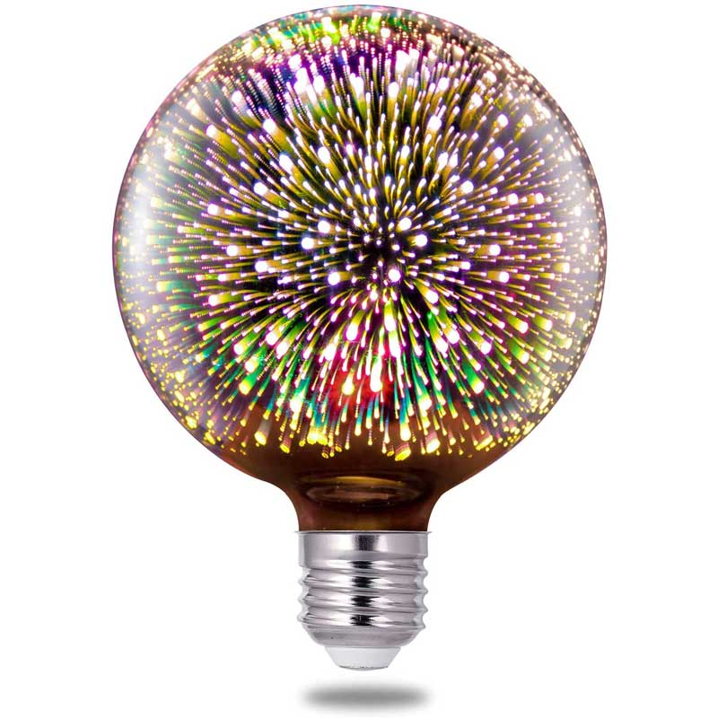 3D Fireworks Effect LED Light Bulb | Yedwo Home