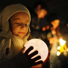 RGB Moon Lamp with Remote&Touch Control