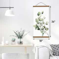 3 Panel Eucalyptus Canvas Art Print | Yedwo