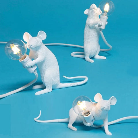 Mouse Shape Resin Table Lamp | YEDWO DESIGN