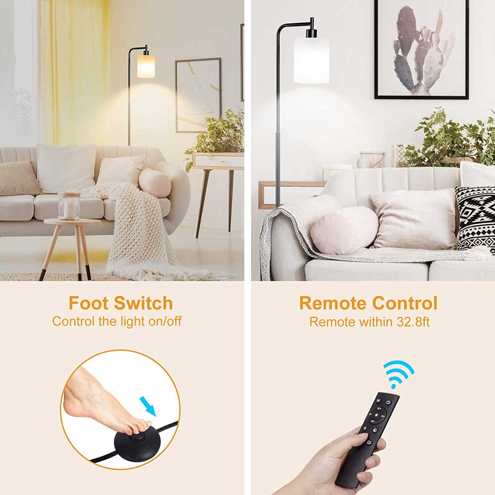 4 Colors Temperature Modern Light with Remote & Foot Control