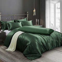 6 Pieces Luxury Silky Satin Duvet Cover | Yedwo