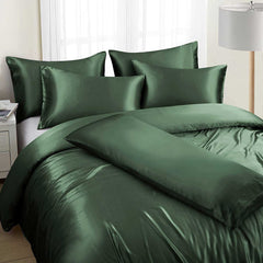 6 Pieces Luxury Silky Satin Duvet Cover | Yedwo