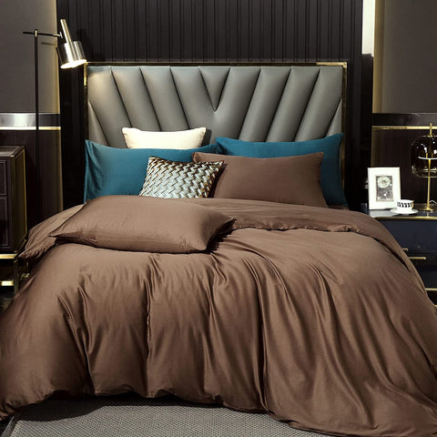 800 Thread Count Long Staple Egyptian Cotton Luxury Duvet Cover Set | Yedwo