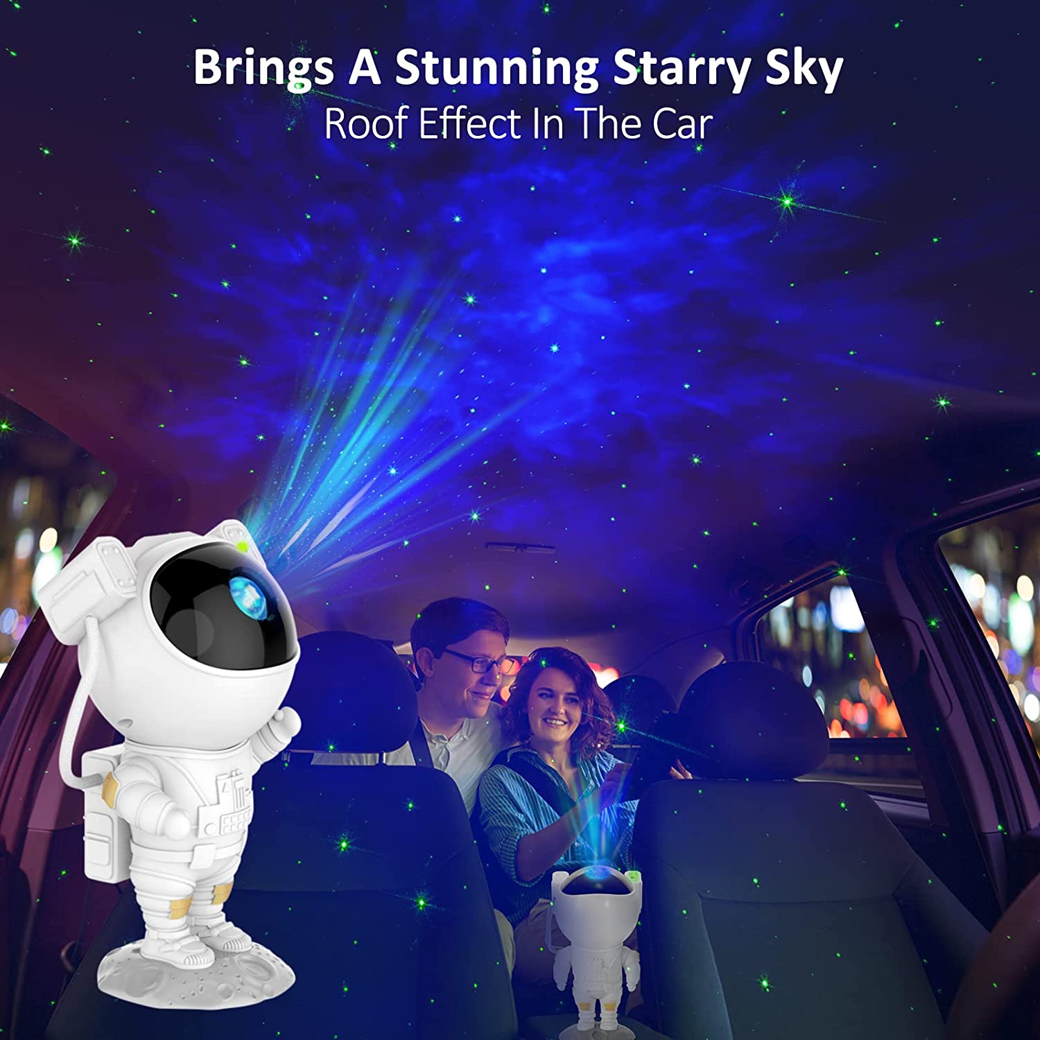 Astronaut Nebula Galaxy Projector Night Light | Yedwo