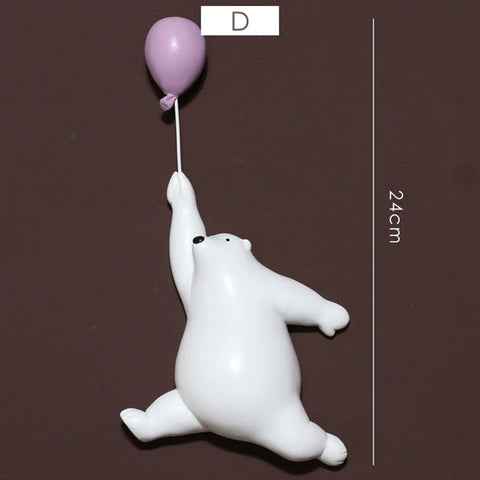 Balloon Flying Polar Bear | Yedwo Home