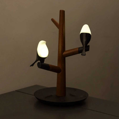 Bedside Bird's Lamp with Wireless Charger | Yedwo Home