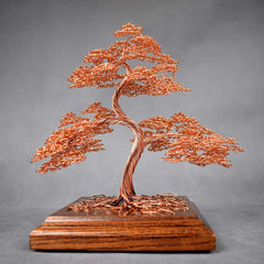 Copper Wire Lucky Money Bonsai Tree | Tree of Life