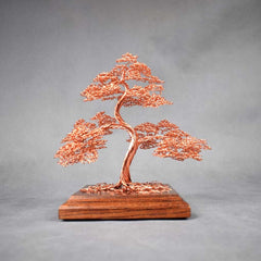 Copper Wire Lucky Money Bonsai Tree | Tree of Life