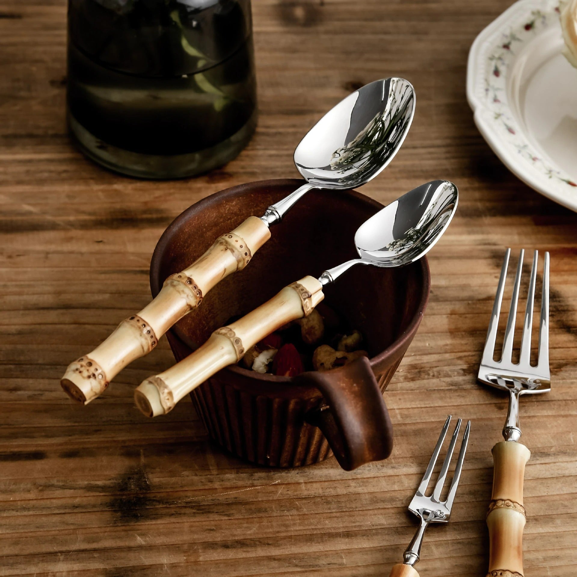 Creative Nature Bamboo Cutlery Set | Yedwo – YEDWO