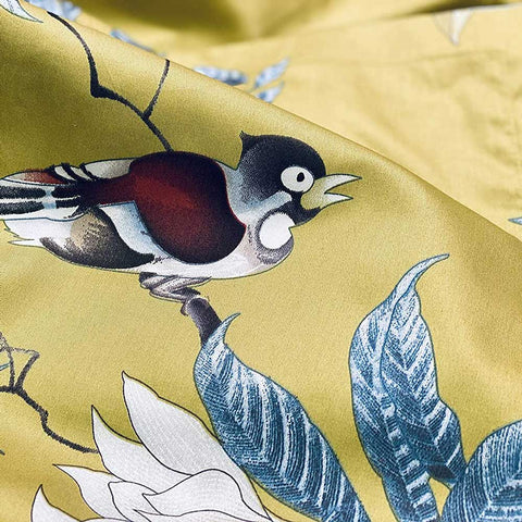 Egyptian Cotton Bird&Flower Duvet Cover Set | Yedwo Home