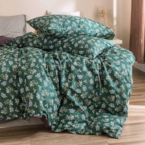 Garden Style Floral Soft Cotton Duvet Cover | Yedwo Home
