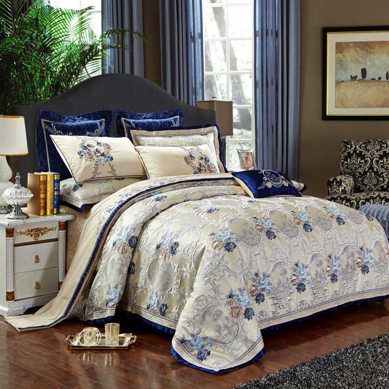 Gazaneya Oriental Jacquard Luxury Duvet Cover Set | Yedwo Home