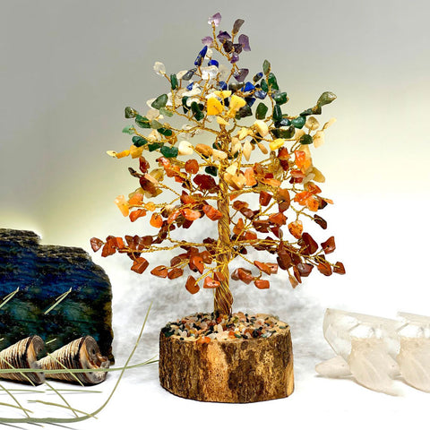 Handmade Chakra Gemstone Tree | Yedwo Design
