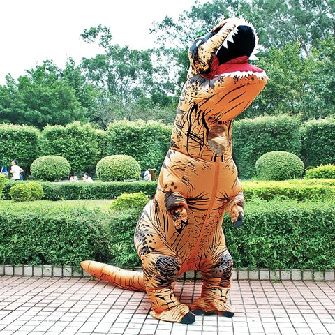 Inflatable T-Rex Dinosaur Costume For Adults and Kids
