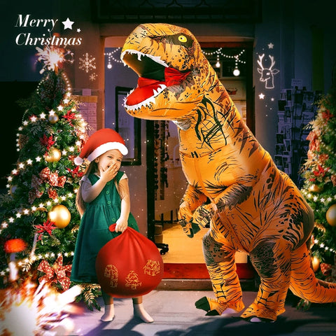 Inflatable T-Rex Dinosaur Costume For Adults and Kids