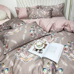 Luxurious Feathers Soft Egyptian Cotton Bedding Set  Yedwo Home