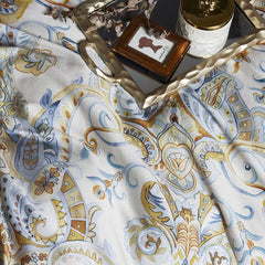 Luxury Egyptian Cotton Paisley Print Duvet Cover Set | Yedwo