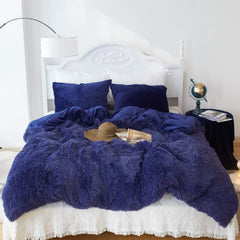 Luxury Shaggy Fluffy Duvet Cover Set | Yedwo