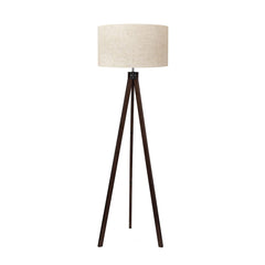 Mid Century Wood Tripod Floor Lamp | Yedwo