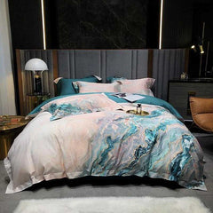 Modern Art Marble Printed Duvet Cover | Yedwo Home