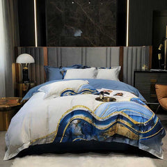 Modern Art Marble Printed Duvet Cover | Yedwo Home