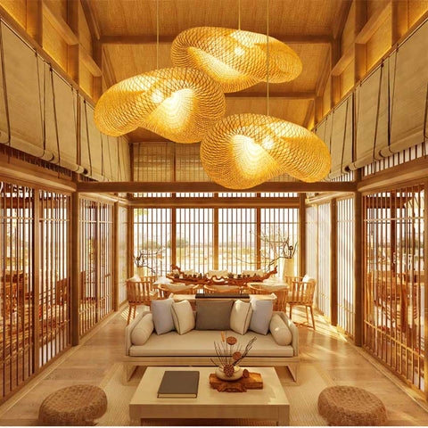 Modern Bamboo Pendant Lights | Yedwo Home