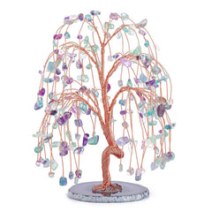 Natural 7 Chakra Healing Gemstone Money Tree | Yedwo