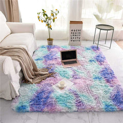 Night Shaggy Fluffy Faux Fur Area Rug | Yedwo Home