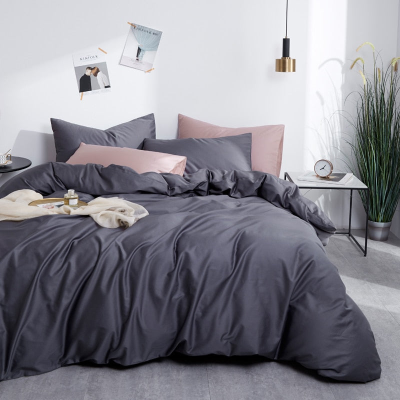 Premium Egyptian Cotton Solid color Bedding Set | Yedwo Home