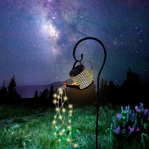 Retro Solar Watering Can with Decor Lights | Yedwo