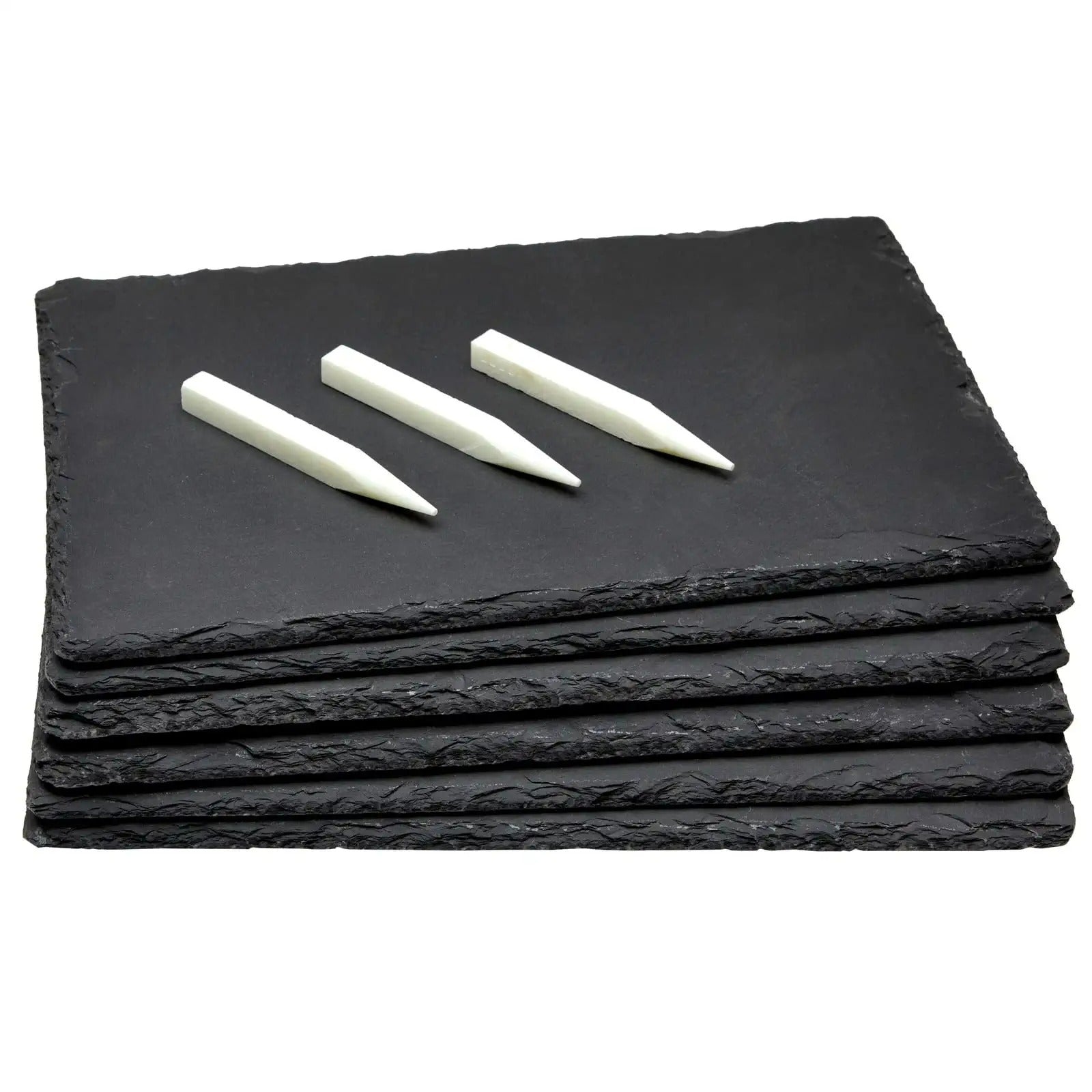 Natural Black Slate Charcuterie Boards with Chalk | Yedwo